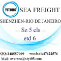 Shenzhen Port LCL Consolidation To Rio de Janeiro